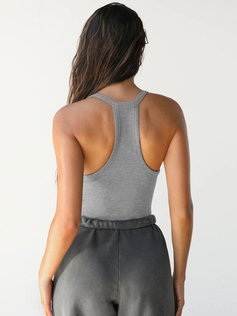 2024 Frühling Europäisches & Amerikanisches Damen Sexy Enganliegendes Gestricktes Westen-Top