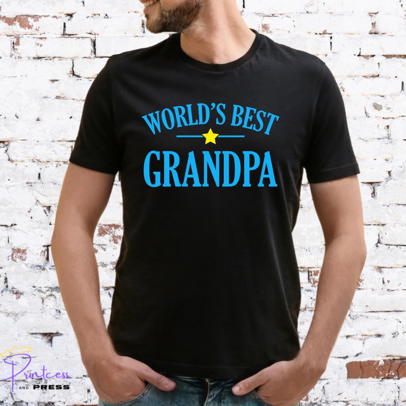 WORLDS BEST GRANDAD T-SHIRT, Gift for him, GRANDAD, XMAS GIFT, Various Colours S