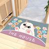 Non-Slip Cartoon Door Mat: Absorbent Entryway, Bedroom, and Bathroom Rug