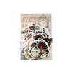1pack/30Pcs Retro Clock & Flower Sticker Pack European Nostalgic PatternsDIY Handmade Album Scrapbooking Decorative Supplies