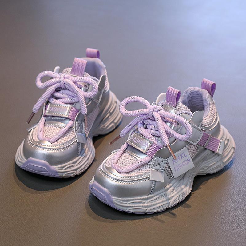 

Girls sports shoes 2025 autumn new children s fashion sports shoes boys dad shoes medium and older children s casual shoes 27