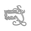 Amazing Grace Frame Metal Silvery Stencil Embossing Cutting Dies For Diy Scrapbooking Paper Album Cards Making
