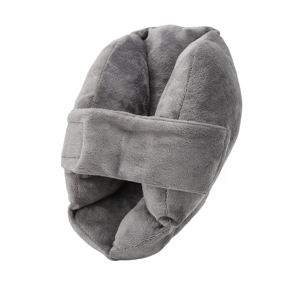 Heel Cushion Protector Pillow Keep Warm Relieve Stress Pain Adjustable Elastic Belt Heel Protector Cushion