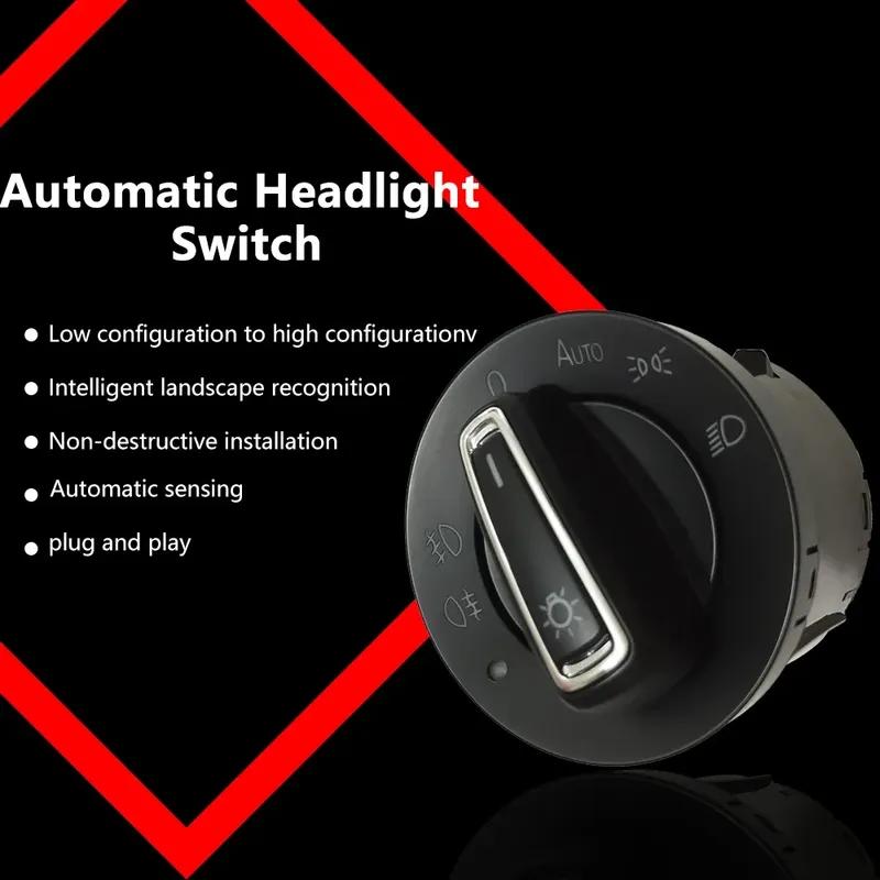 Auto Headlight Switch for VW Scirocco Golf 6 MK6 Touran Tiguan Polo Passat B6 B7 CC Bettle Automatic Light Sensor Accessories