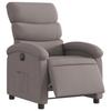 VidaXL Fauteuil inclinable électrique Taupe Tissu, fauteuil électrique pour personnes âgées, fauteuil inclinable, fauteuil, 3203962