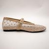 Mode Mode Strass Mesh Damen Ballerinas Bequeme Weiche Sohlen Mary Janes Walking Slipper Mädchen Tanz Espadrilles Schuhe