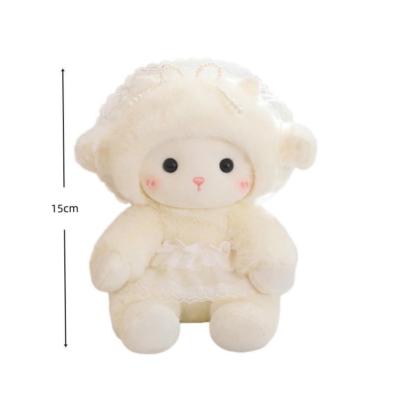 Mouton Doux Couple Lam Peluche Jouet Doux Peluche Hug Poupée Pour Enfants Filles Anniversaire Noël Cadeau Kawaii Décoration de Chambre