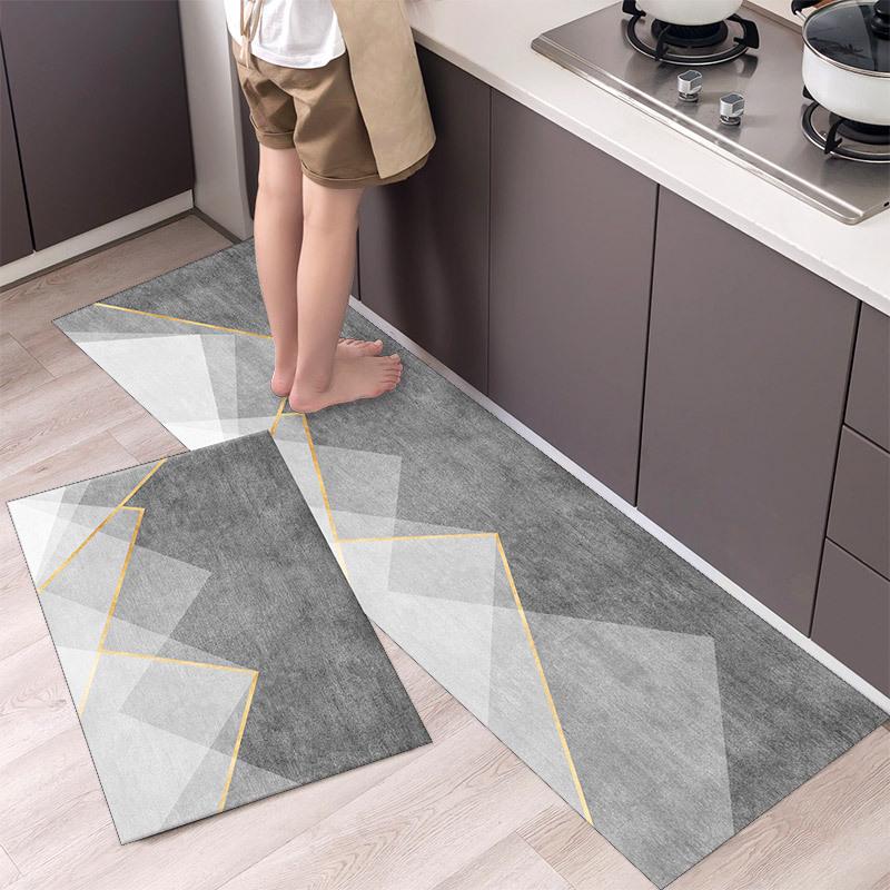 Fashion Carpets Simple Rug Nordic Style Kitchen Mat  Carpet House Hold Carpet Modern Home Decor