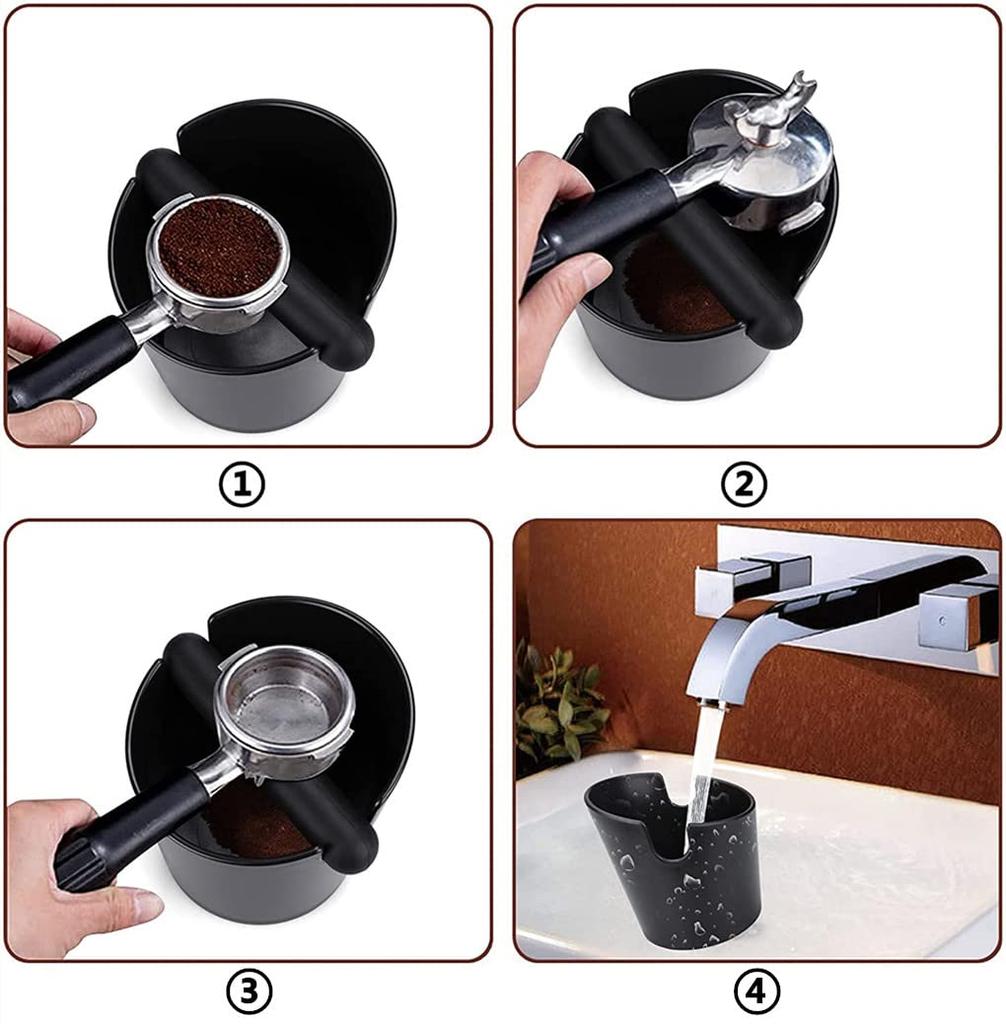 Knock Box, Espresso Coffee Knock Box, Coffee Grounds Bucket, Mini, Home Coffee Supplies, Knock Box, Coffee Grounds Storage, Efficiently Disposes of