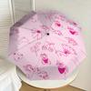 1pc pink rabbit Automatic Open/Close Umbrella Compact Folding Umbrella with 8-Rib Shaft for Women/Men, Elegant Birthday1218S