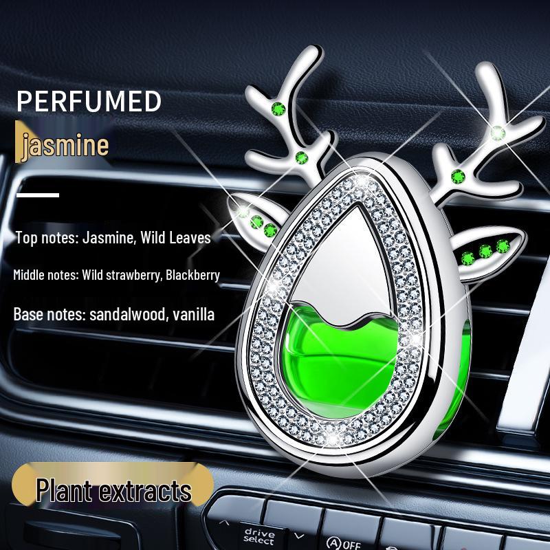 Cross-Border Car Air Freshener: High-Grade Long-Lasting Solid Perfume Vent Holder