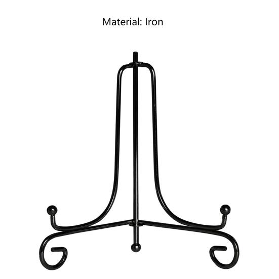 Plate Rack Exquisite Workmanship Wide Application Iron Plated Retro Storage Bracket Household Supplies