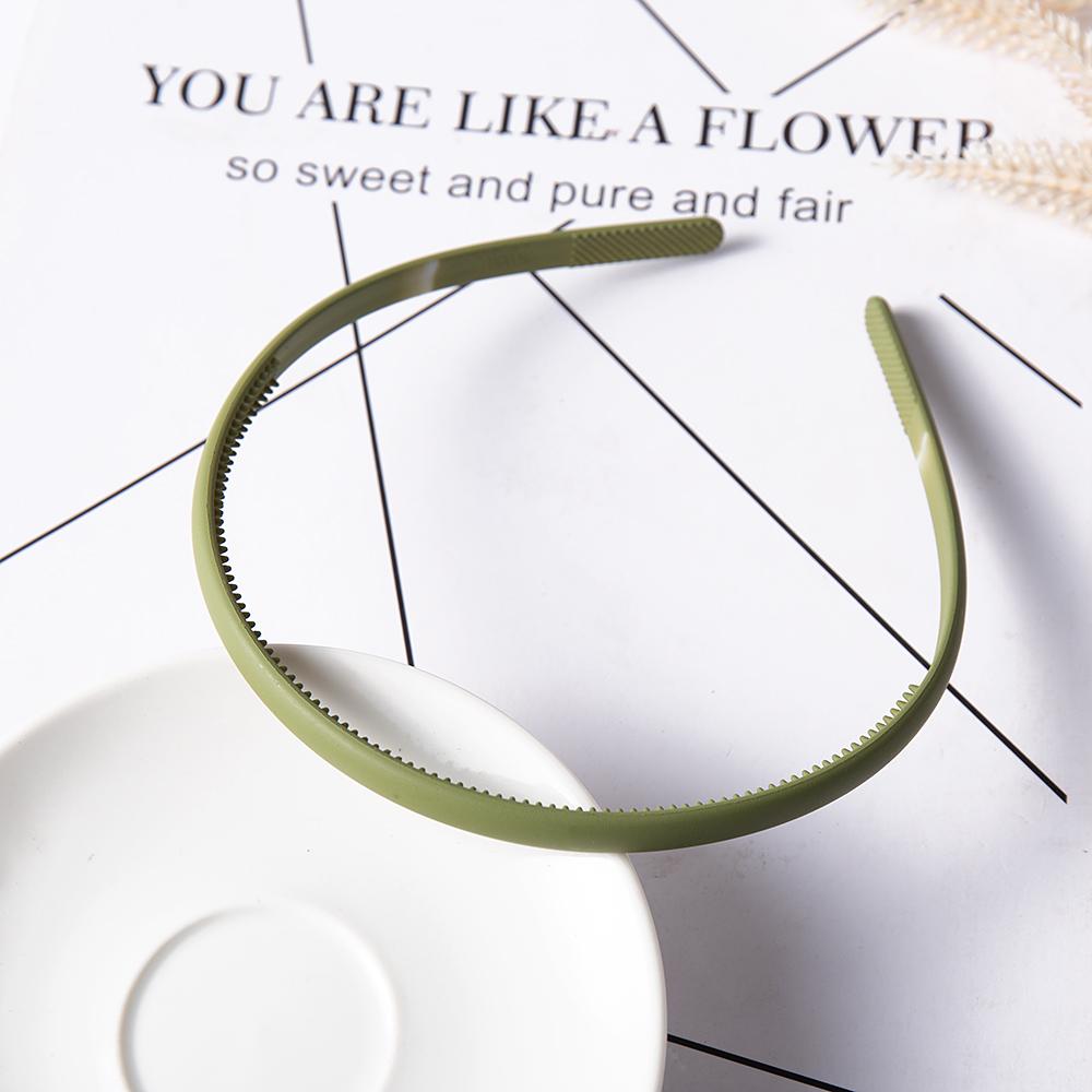 Women Simple Headband Colorful Matte Non-slip Elastic Hairbands Outdoor Hair Hoop Bands Headwear Fashion Girls Hair Accessories