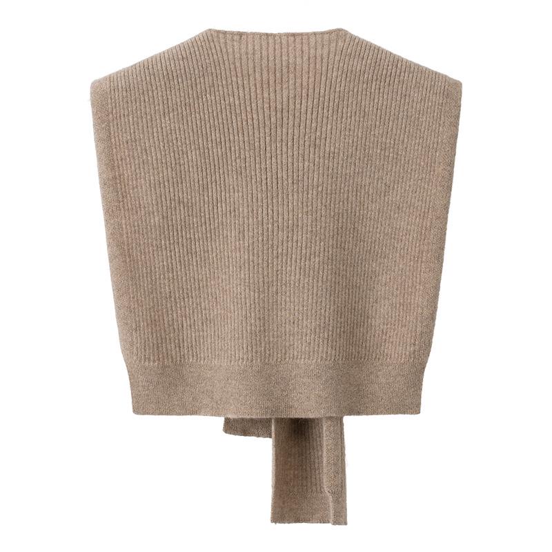 100% Pure Cashmere Knitted Shawl: All-Season Versatile Scarf & Cape