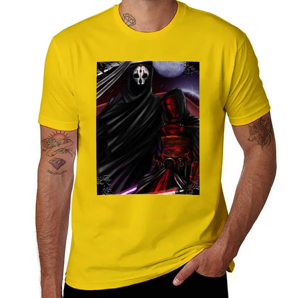 Episches Revan- und Darth-Nihilus-T-Shirt, süße Kleidung, Tiermotiv, Jungen, Vintage, Oversize, Fruit of the Loom Herren-T-Shirts