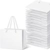 Weiße universelle Geschenktasche mit Henkeln für Hochzeiten, Partys, Geburtstage, Geschäftsveranstaltungen und zur Verpackung von Kleidung