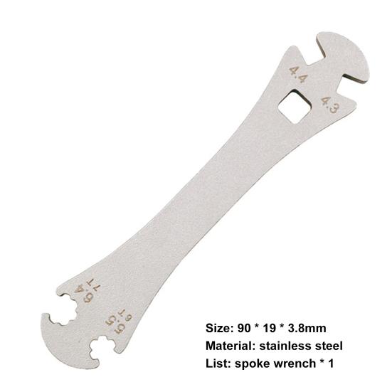 Sturdy Bike Spoke Tool Compact Stainless Steel High Hardness Bicycle Spoke Wrench for Mavic Spoke