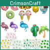 Ins Aluminum Foil Balloon Decoration For Wedding And Party Hawaiian Pineapple Flamingo Design