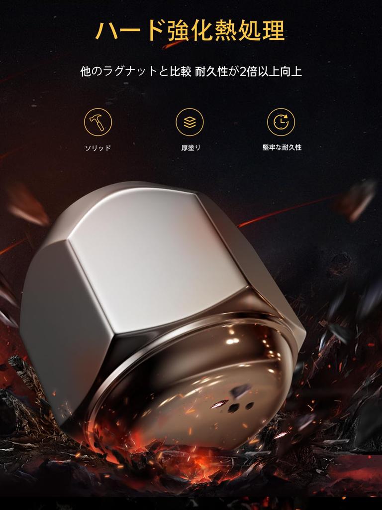 MIKKUPPA Koło M12 x Stożkowe Pojedyncze 21 22mm dla i Nakrętki, P1.5, Siedzisko, Srebrne, Sześciokątne, Długość, Zestaw 16-częściowy, Daihatsu, Toyota, Mitsubishi.