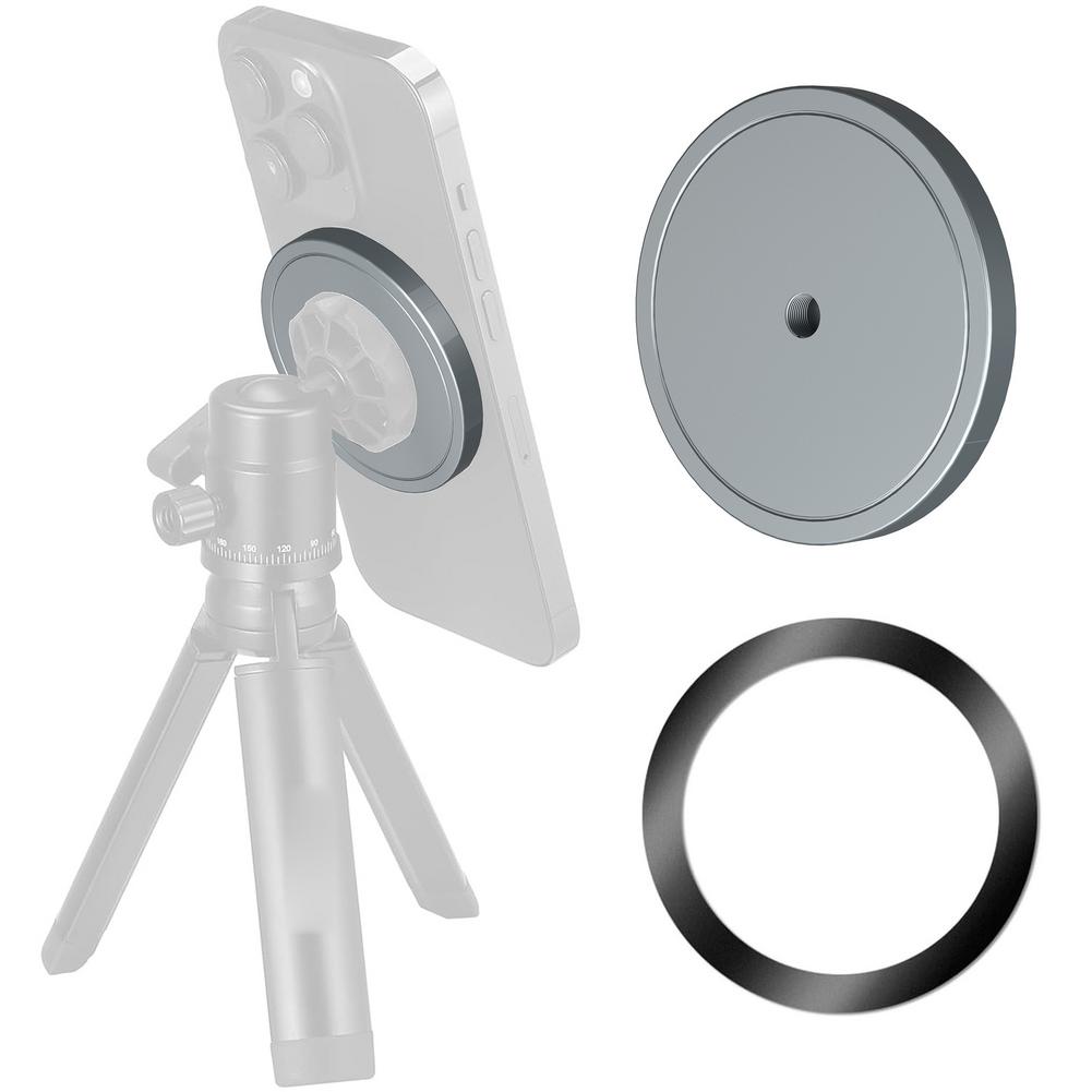 For Magsafe 1/4" Mount Magnetic Tripod Adapter With Screw Hole Photography Gimbal Universal Camera Tripod Phone Holder Accessory