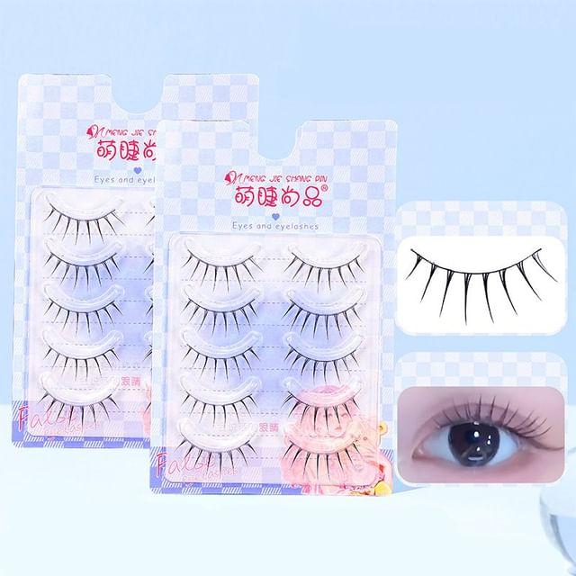 Aimo - Doll Eye Wispy False Eyelashes Black