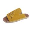 Women's Ladies Fashion Casual Flat Fringe Shoes Slippers Peep Toe Sandals