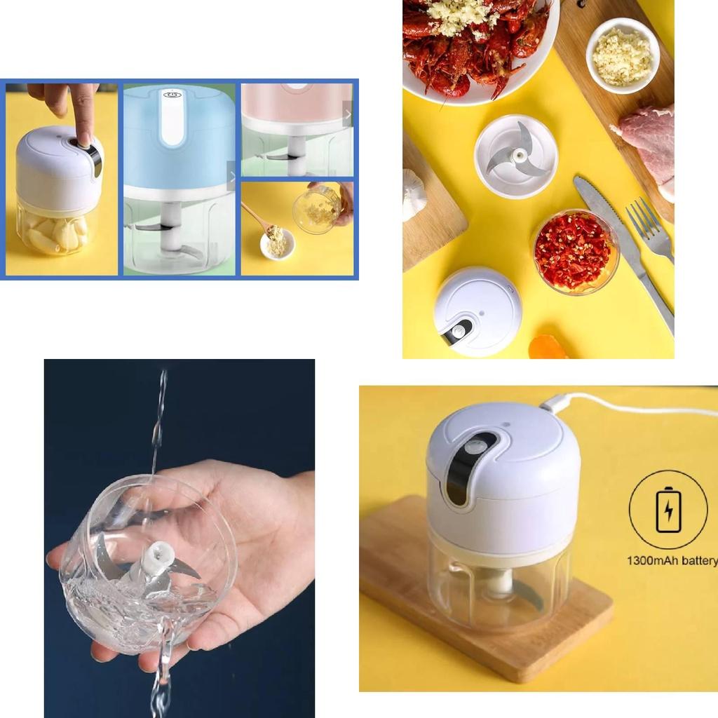 Elektrischer Knoblauchhacker Leistungsstarkes ABS-Material Moderner und schlichter Stil