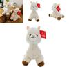 Cute And Adorable Plush Alpaca Toy Perfect Birthday Gift For Girls With Long Fur And Soft Pp Cotton Filling 30cm/0.16kg White