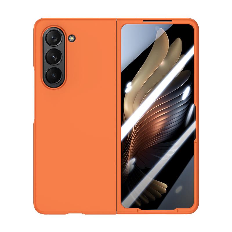 Shell and film integrated application Samsung ZFold7 mobile phone case fold screen matte skin feeling ZFold6 simple W26 protective case