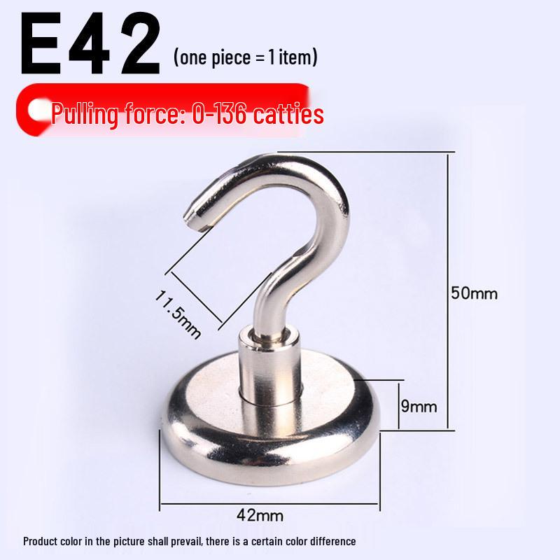 Spot No-Mark Nail-Free Magnetic Hook for Office & Warehouse