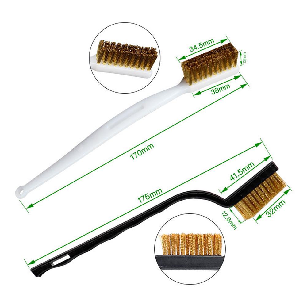 17pcs 3D Printer Cleaner Tool Kit Steel Needle Copper Wire Brush Tweezers 6/7mm Perforated Wrench Set Printer Accessories