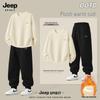 JEEP SPIRIT Men's Fleece-lined Winter Hoodie & Jogger Set