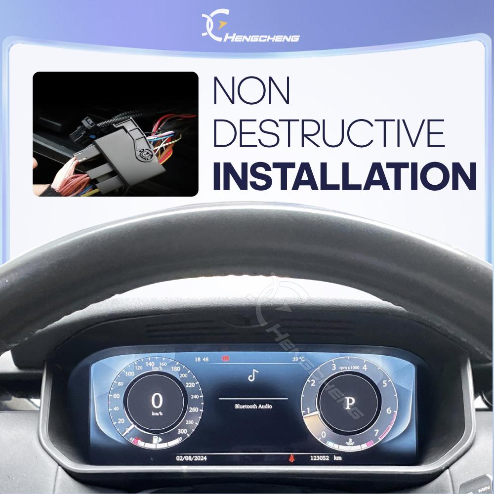 For Land Rover Discovery 5 2017-2025 Carplay Digital Cluster LCD Dashboard Player Cockpit Virtual Instrument