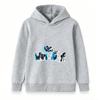 Kids Boys Girls Pullover Hoodie, Cool New Water Graffiti Letter Print Casual Long Sleeve Hooded Sweatshirt for Daily Wear