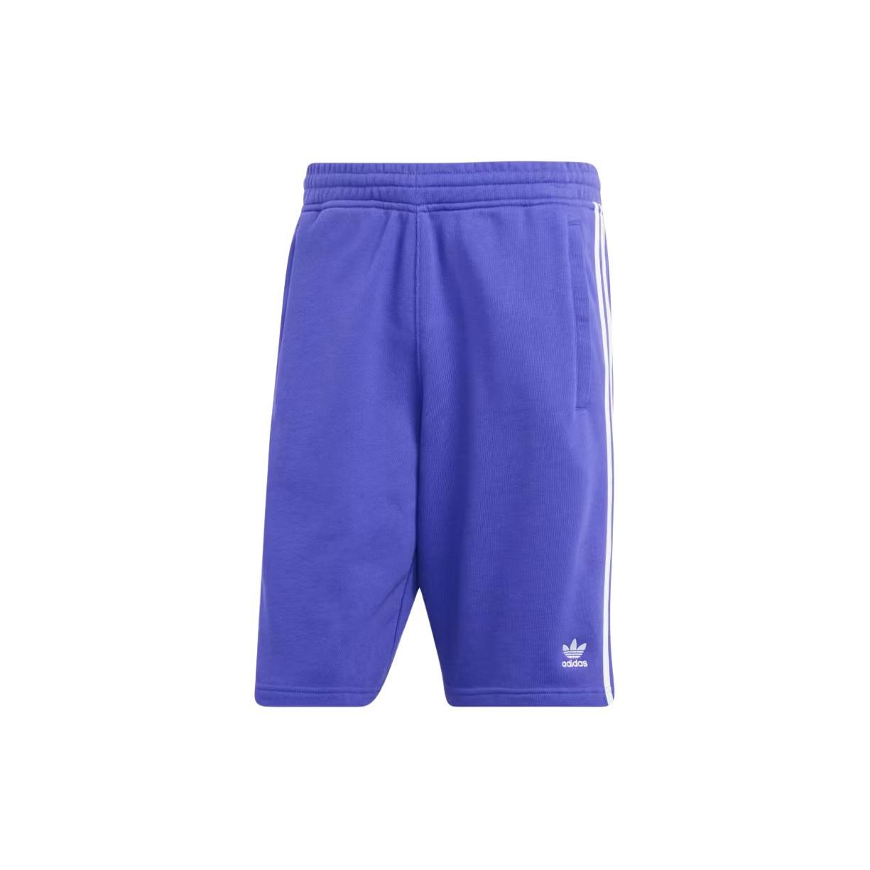 

Adidas Originals Adicolor 3-Stripes Shorts With Striped Pattern Print Men Shorts Purple IR8007 XL