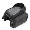 Bike Frame Bag PU Leather Waterproof Transparent Sun Visor Side Bags Stable Durable Bike Phone Bag