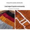 Women's Stylish Elastic Waist Wide-Leg Pants - Spring/Autumn 2026 Lace-Up Casual Drape