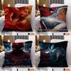 Popular S-Spideres Movie Stitch Lucky Dragon Pillow Cover Sofa Cushion Cover Home Room Decoration Children Gift