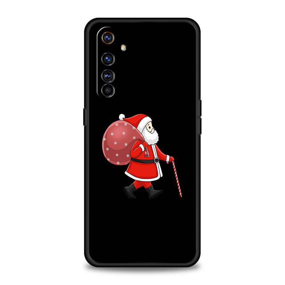 Phone Case For Realme 12 11 10 9 8 5G 7 6 GT5 GT3 GT2 Pro Plus C21 C11 C25 C35 GT Neo 2 3 3T 5 Cover Christmas Santa Claus