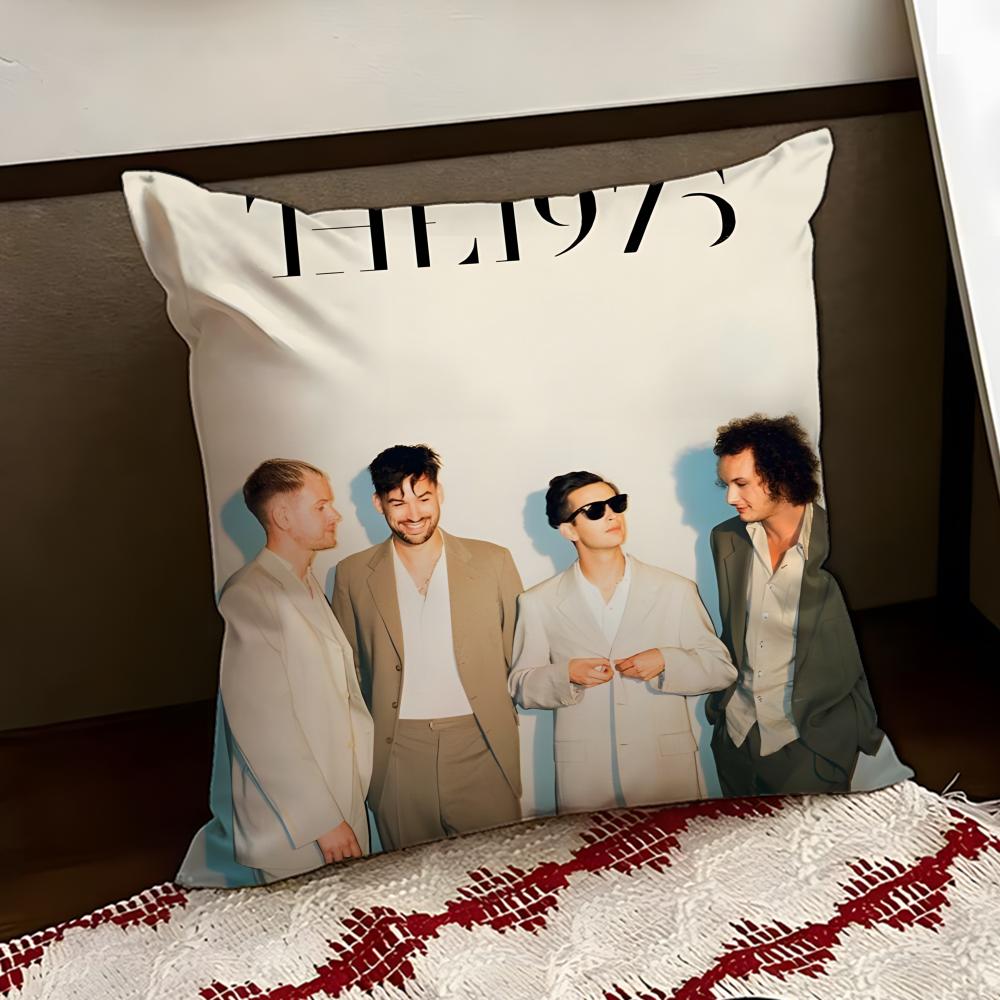 TThe 1975S Band Cushion Cover Reversible Soft Durable Pillow Cover Home  Car MultiScene Use for Daily Comfort
