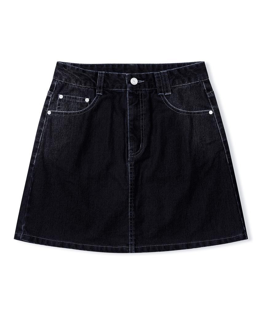 Deketeuumeon [Velvet Denim] Velvet Mini Skirt Dcsk007Dblue