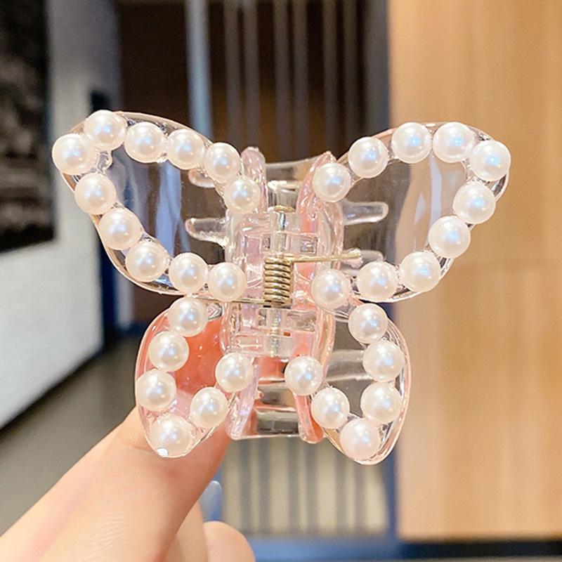 Matte Transparent Butterfly Hair Claws Clips for Women Girls Elegant Decorate Hairpins Headbands Fashion Korean Hair Accessories