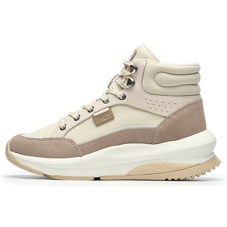 

FILA Casual Boots Cream White Pink Women s F12W144405FAL 36.5