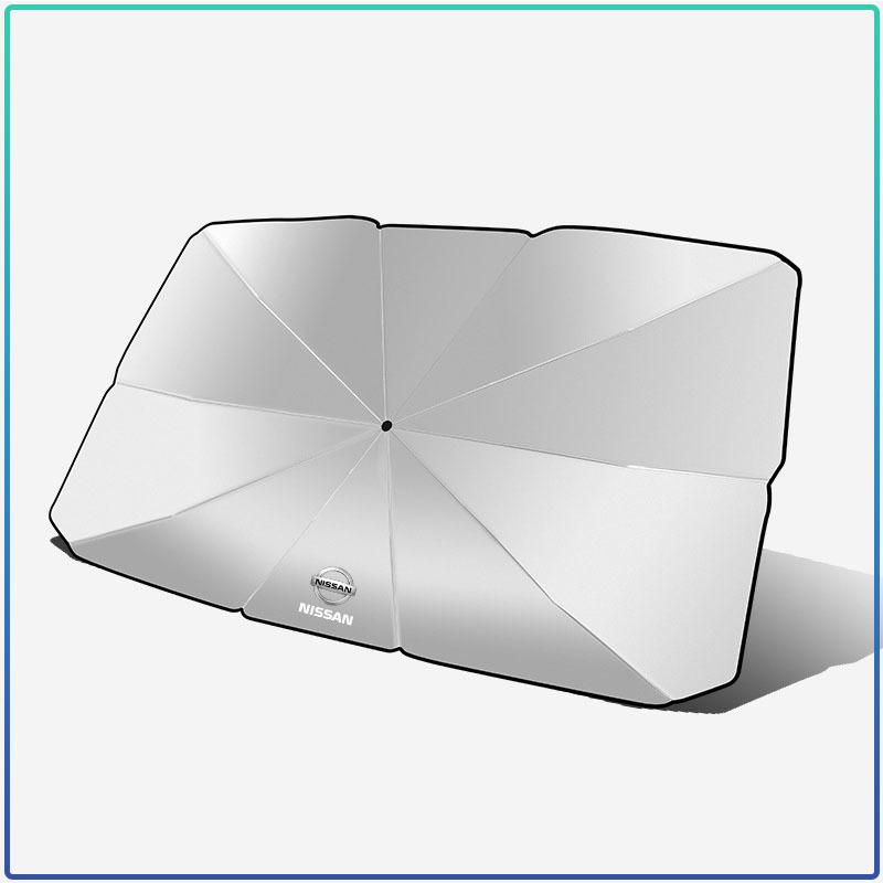 Car Front Window Cover Sun Shade Windshield Visor Windscreen Folding Breathable UV For Nissan Nismo Tiida Sylphy Teana X Trail T30 T32 Almera Qashqai