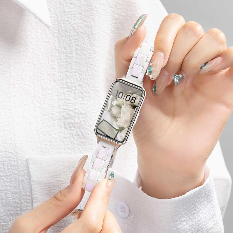 Farebný priehľadný štýlový remienok pre pre Samsung Galaxy Fit 3 Fit3 SM-R390 Slim náhradný remienok na zápästie náramok