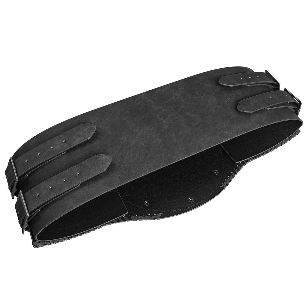 Embossing Pattern Medieval PU Belt for Cosplay Party Adjustable Corset  Costume Waist Belt Theme Party Belt