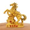 Resin Feng Shui Chinese Year 2026 Zodiac Horse Statue Chinese 2026 Year of Horse Ornament for Home Office Tabletop Decorations