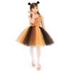 Girl Dress Animal Cosplay Giraffe Tiger Halloween Costume Kids Outfit Set