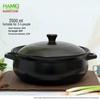 HuaMeiGuan Large Ceramic Casserole & Stew Pot with Lid, Induction Compatible