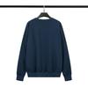 Cross ClassicSTONE Solid Round Neck Badge Long Sleeve Unisex Hoodie
